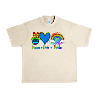 Peace Love Pride Urban Heavy Tee | Teevron