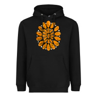 Black orange gemstone Heavyweight Hoodie - RanaPortraitStore