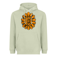 Matcha orange gemstone Heavyweight Hoodie - RanaPortraitStore