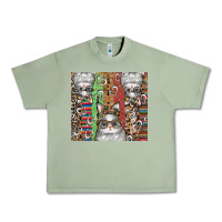 Oil Green easter Urban Heavy Tee - CowhideDigitalArt