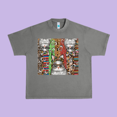 Easter Urban Heavy Tee Designed By Cowhidedigitalart