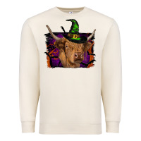 Sandshell highland cow halloween Premium Sweatshirt - RanaPortraitStore