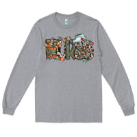 Heather Grey nurse western Long Sleeve Tee - RacoonDesign