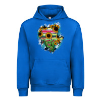 Cobalt Durango State Of Mexico Map Urban Hoodie - RanaPortraitStore