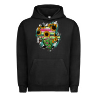 Pigment Black Durango State Of Mexico Map Urban Hoodie - RanaPortraitStore