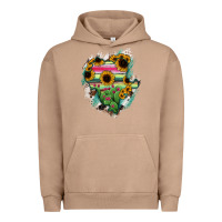 Pigment Burro Durango State Of Mexico Map Urban Hoodie - RanaPortraitStore