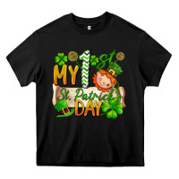 Black my 1st st patricks day Heavy Core Tee - FaDigitalArtStudio