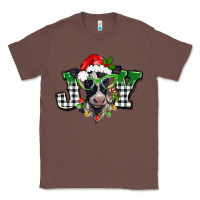 Chestnut Christmas joy black and white cow Classic Tee - BarkalooDesign