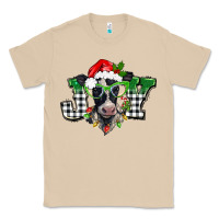 Mushroom Christmas joy black and white cow Classic Tee - BarkalooDesign