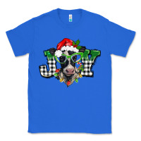 True Royal Christmas joy black and white cow Classic Tee - BarkalooDesign