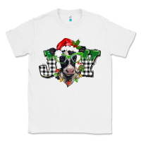 Christmas Joy Black And White Cow Classic Tee | Teevron