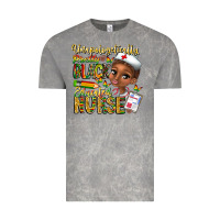Cloud Rock unapologetically pretty black educated nurse Vintage Tee - CowhideDigitalArt