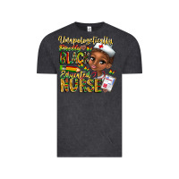 Vintage Black unapologetically pretty black educated nurse Vintage Tee - CowhideDigitalArt