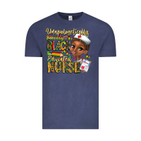 Vintage Denim unapologetically pretty black educated nurse Vintage Tee - CowhideDigitalArt