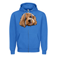 True Royal Cockapoo Zipper Hoodie - Jasminsmagicworld