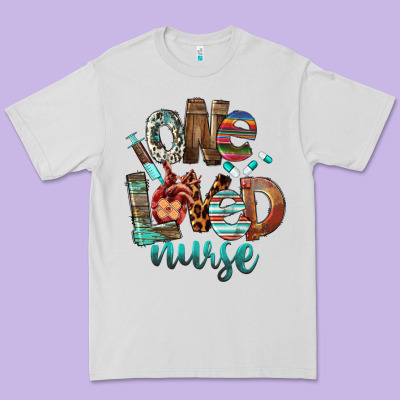 One Loved Nurse Premium Tee Designed By Fadigitalartstudio