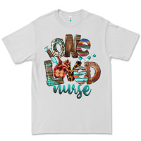 Dove Grey One Loved Nurse Premium Tee - FaDigitalArtStudio