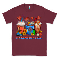 Burgundy It's Game Day Y'all Basketball Coffee Cups Classic Tee - FaDigitalArtStudio
