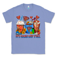 Colony Blue It's Game Day Y'all Basketball Coffee Cups Classic Tee - FaDigitalArtStudio