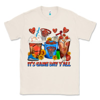 Natural It's Game Day Y'all Basketball Coffee Cups Classic Tee - FaDigitalArtStudio