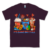 Plum It's Game Day Y'all Basketball Coffee Cups Classic Tee - FaDigitalArtStudio