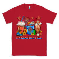 Red It's Game Day Y'all Basketball Coffee Cups Classic Tee - FaDigitalArtStudio