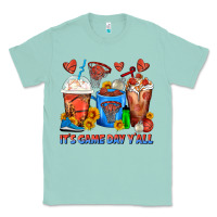 Seafoam It's Game Day Y'all Basketball Coffee Cups Classic Tee - FaDigitalArtStudio