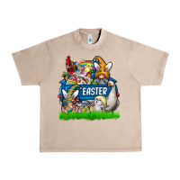 French Oak easter Urban Heavy Tee - CowhideDigitalArt