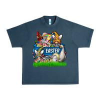 Midnight Navy easter Urban Heavy Tee - CowhideDigitalArt