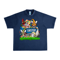 Navy easter Urban Heavy Tee - CowhideDigitalArt