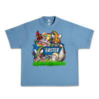 Pebble Blue easter Urban Heavy Tee - CowhideDigitalArt