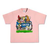 Salmon easter Urban Heavy Tee - CowhideDigitalArt