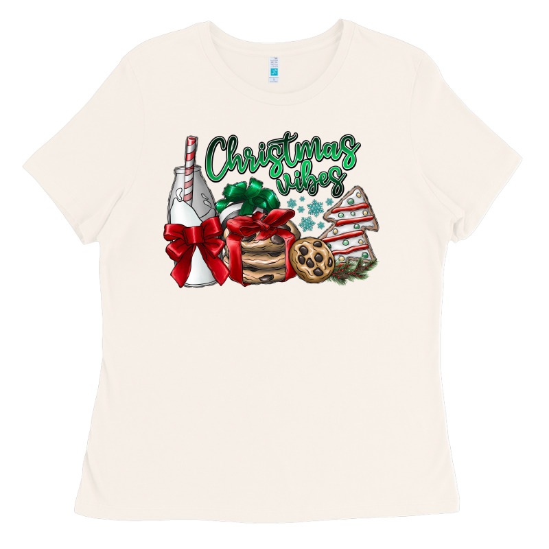 Christmas Vibes Ladies Tee by CowhideDigitalArt | Teevron