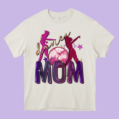 Dance Mom Mother's Day Heavy Core Tee Designed By Fadigitalartstudio