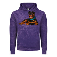 Cloud Purple rottweiler Vintage Hoodie - Artiststas