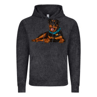 Vintage Black rottweiler Vintage Hoodie - Artiststas