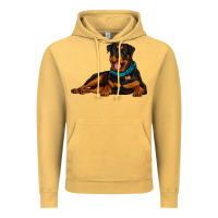 Vintage Mustard rottweiler Vintage Hoodie - Artiststas