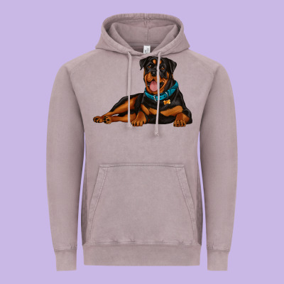 Rottweiler Vintage Hoodie Designed By Artiststas