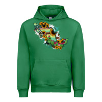 Emerald Mexico Map Urban Hoodie - RanaPortraitStore