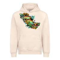 Sandshell Mexico Map Urban Hoodie - RanaPortraitStore