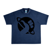 Navy hitchhike Urban Heavy Tee - baoMotion