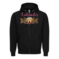 Black labrador mom Zipper Hoodie - Jasminsmagicworld