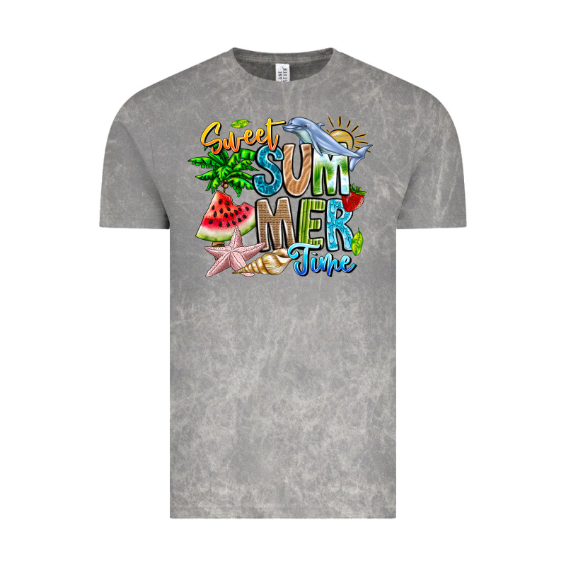 Summer Time Vintage Tee by CowhideDigitalArt | Teevron