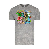 Cloud Rock summer time Vintage Tee - CowhideDigitalArt