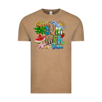 Vintage Coffee summer time Vintage Tee - CowhideDigitalArt