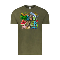 Vintage Olive summer time Vintage Tee - CowhideDigitalArt