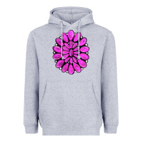 Heather Grey pink gemstone Heavyweight Hoodie - RanaPortraitStore