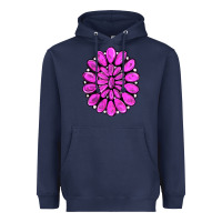 Navy pink gemstone Heavyweight Hoodie - RanaPortraitStore