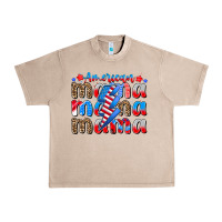 French Oak american mama Urban Heavy Tee - CowhideDigitalArt