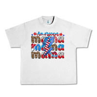 Lunar Rock american mama Urban Heavy Tee - CowhideDigitalArt
